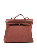 Hermes Pre Owned Leather Trimmed Shoulder Bag — Same as shown — Size One Size — Front View