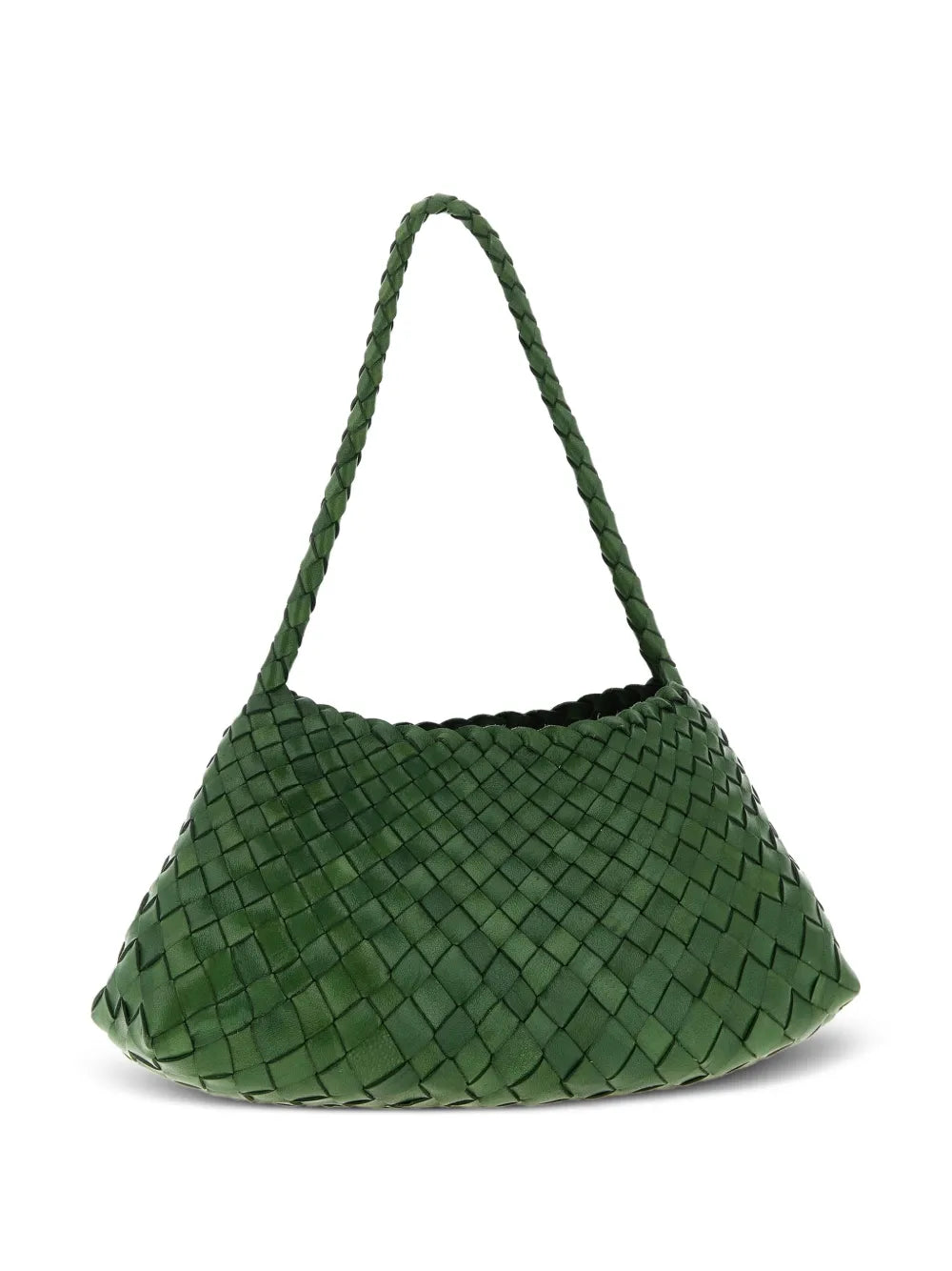 Dragon Diffusion Rosanna Woven Leather Shoulder Bag — Same as shown — Size One Size — Side View
