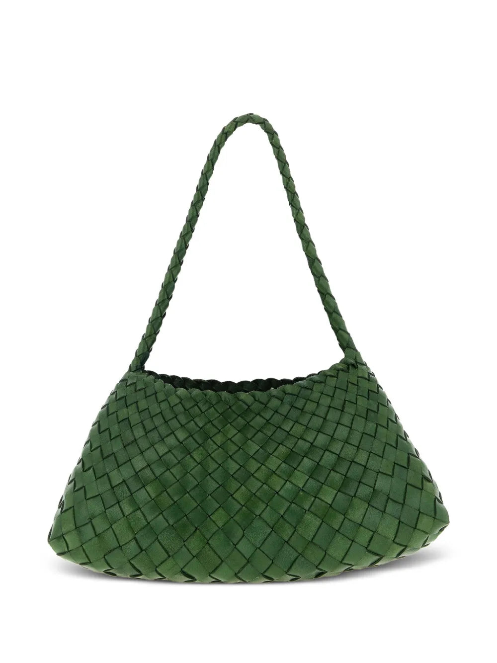 Dragon Diffusion Rosanna Woven Leather Shoulder Bag — Same as shown — Size One Size — Front View