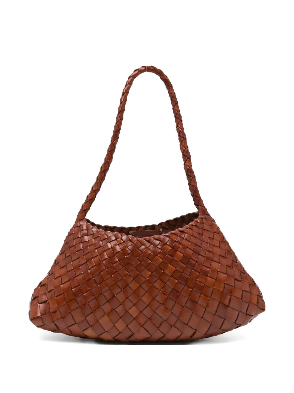 Dragon Diffusion Rosanna Woven Leather Shoulder Bag — Same as shown — Size One Size — Front View