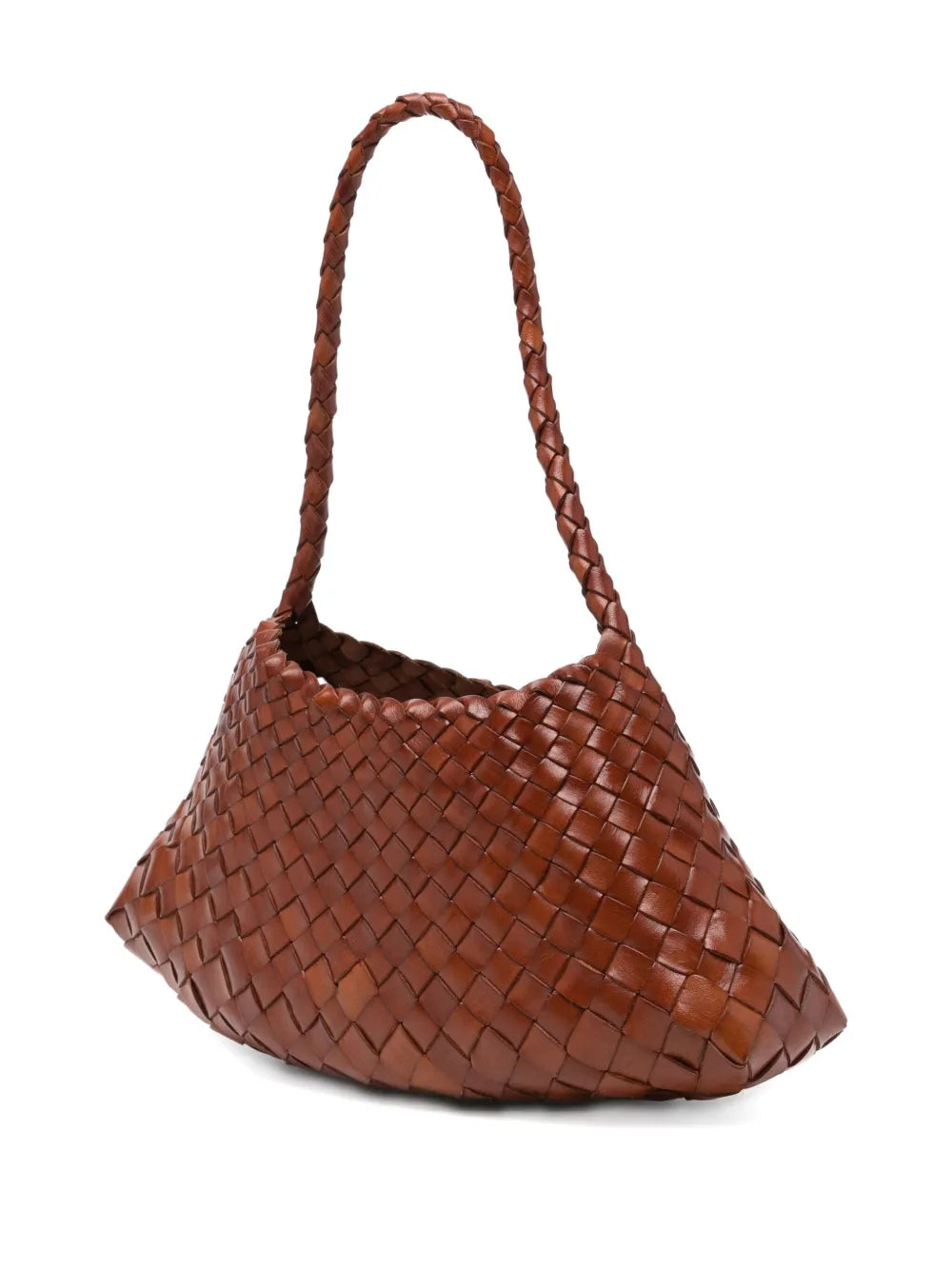 Dragon Diffusion Rosanna Woven Leather Shoulder Bag — Same as shown — Size One Size — Back View