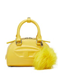 Diesel Mini Embossed Logo Pompom Embellished Shoulder Bag — Same as shown — Size One Size — Front View