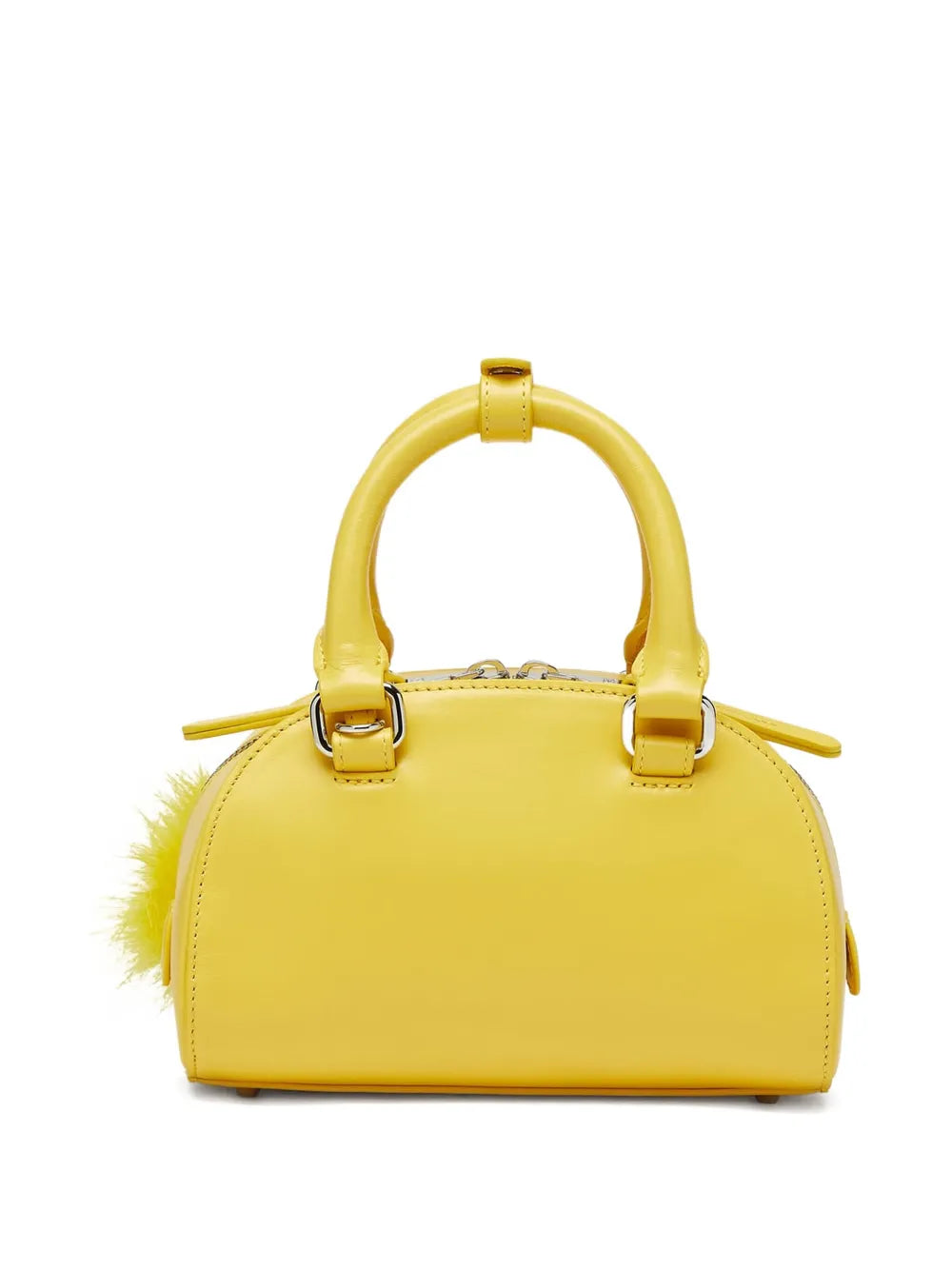 Diesel Mini Embossed Logo Pompom Embellished Shoulder Bag — Same as shown — Size One Size — Side View