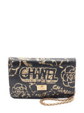 Chanel Pre Owned Mini 2019 Crocodile Embossed Chain Shoulder Bag — Same as shown — Size One Size — Front View