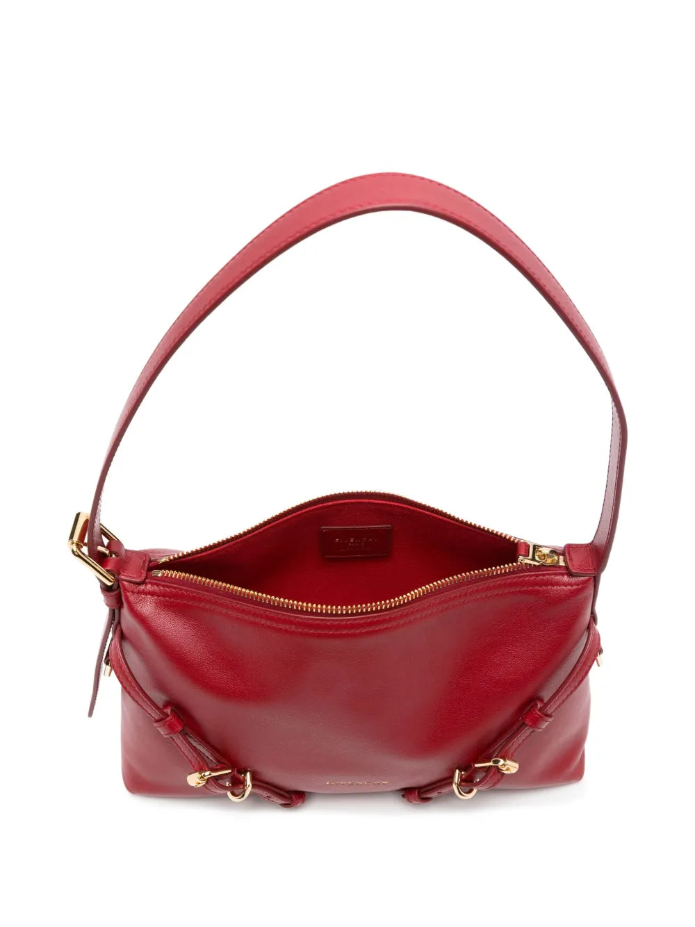 Givenchy Mini Voyou Buckle Detail Leather Tote Bag — Same as shown — Size One Size — Detail View