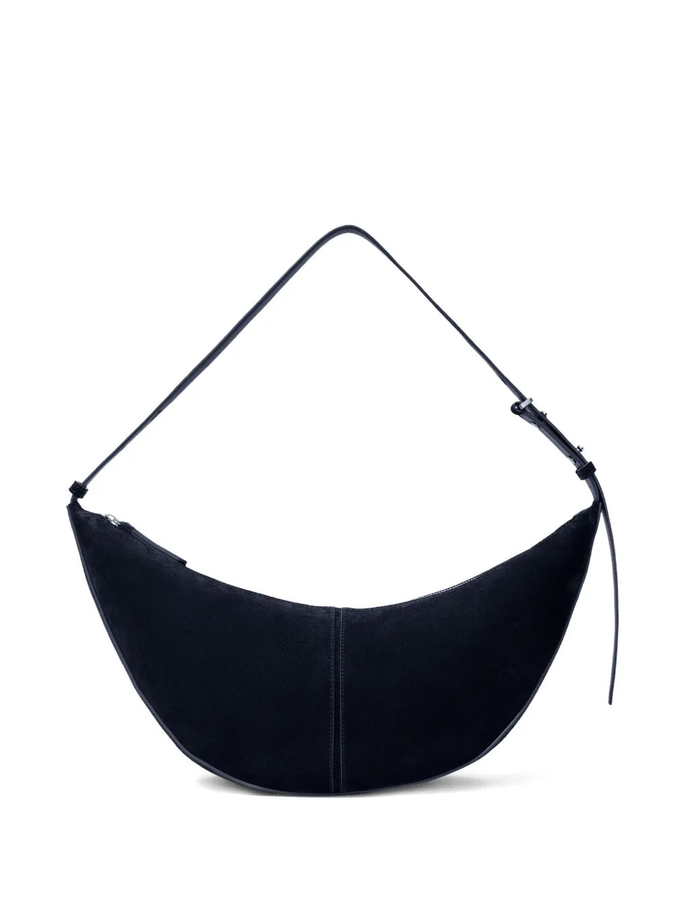 Proenza Schouler Slide Crescent Shaped Suede Shoulder Bag — Same as shown — Size One Size — Front View