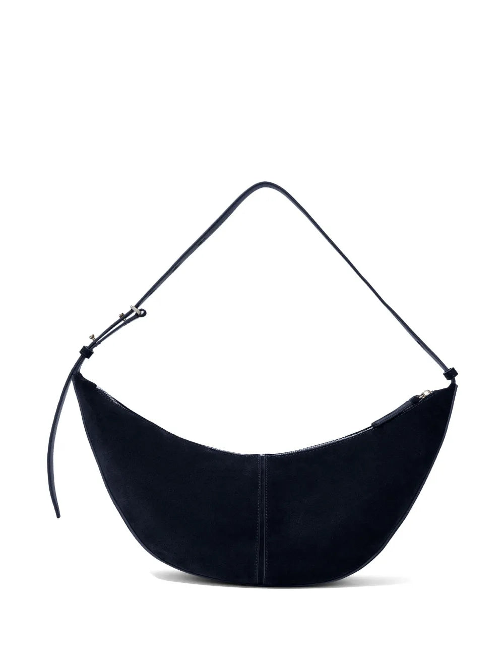 Proenza Schouler Slide Crescent Shaped Suede Shoulder Bag — Same as shown — Size One Size — Back View