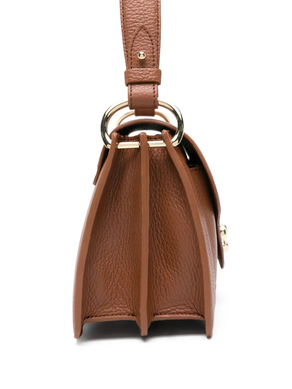 Coccinelle Medium C Me Leather Curved Shoulder Bag — Same as shown — Size One Size — Top View