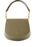 Saint Laurent Mini Voltaire Leather Shoulder Bag — Same as shown — Size One Size — Front View
