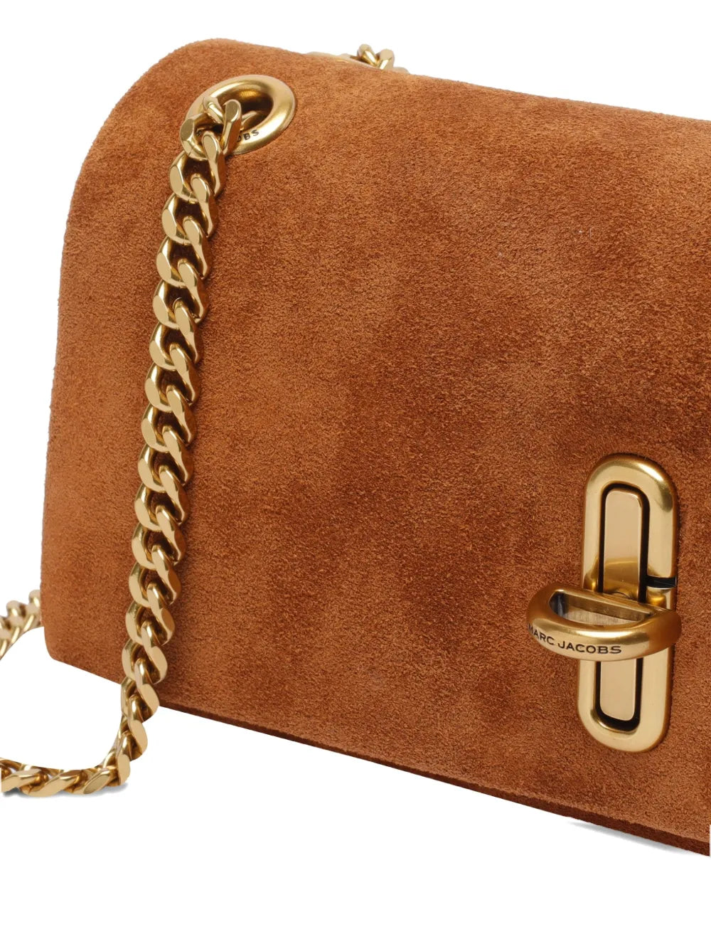 Marc Jacobs Mini The Dual Chain Suede Shoulder Bag — Same as shown — Size One Size — Top View