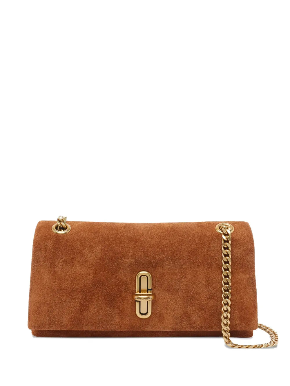 Marc Jacobs Mini The Dual Chain Suede Shoulder Bag — Same as shown — Size One Size — Front View