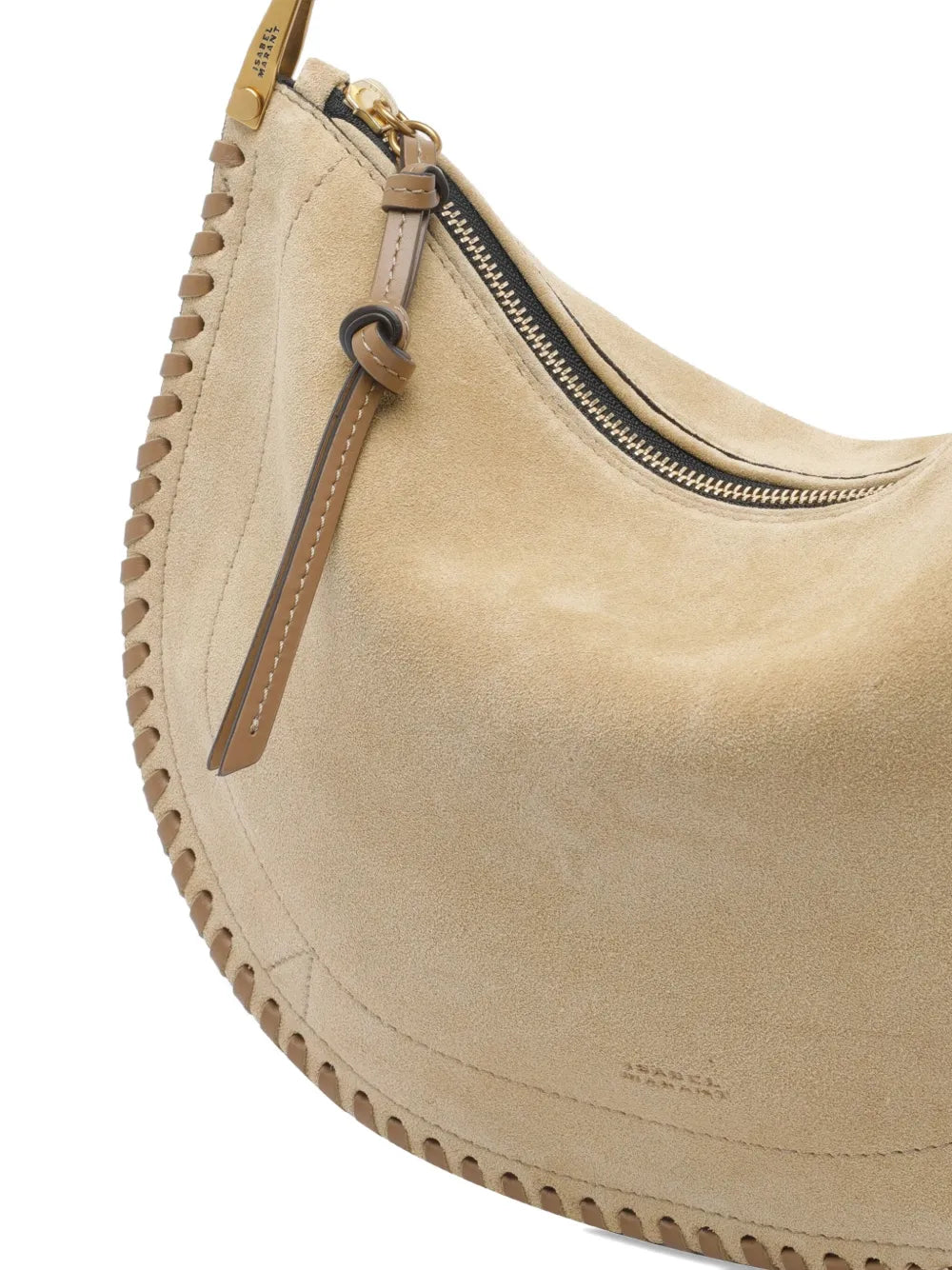 Isabel Marant Oskan Soft Suede Zip Fastening Shoulder Bag — Same as shown — Size One Size — Top View