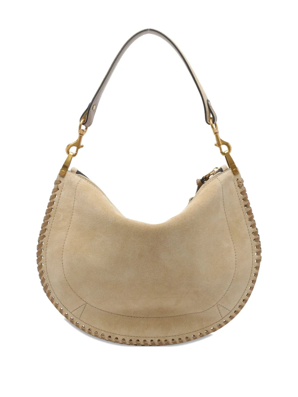 Isabel Marant Oskan Soft Suede Zip Fastening Shoulder Bag — Same as shown — Size One Size — Side View