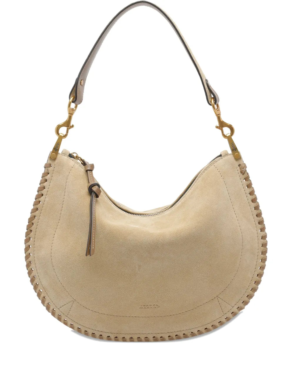 Isabel Marant Oskan Soft Suede Zip Fastening Shoulder Bag — Same as shown — Size One Size — Front View
