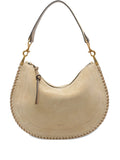 Isabel Marant Oskan Soft Suede Zip Fastening Shoulder Bag — Same as shown — Size One Size — Front View