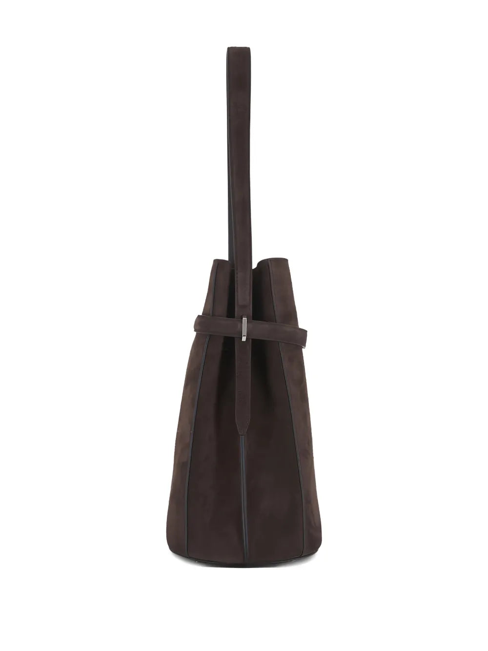 Toteme Suede Leather Shoulder Bag — Same as shown — Size One Size — Back View