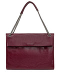 Orciani Midi Venus Gotham Leather Chain Strap Shoulder Bag — Same as shown — Size One Size — Front View