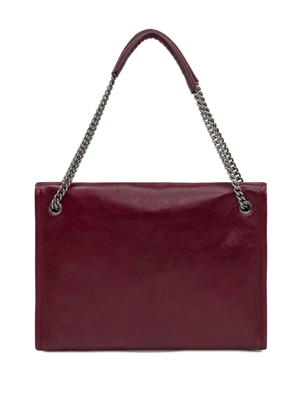Orciani Midi Venus Gotham Leather Chain Strap Shoulder Bag — Same as shown — Size One Size — Side View