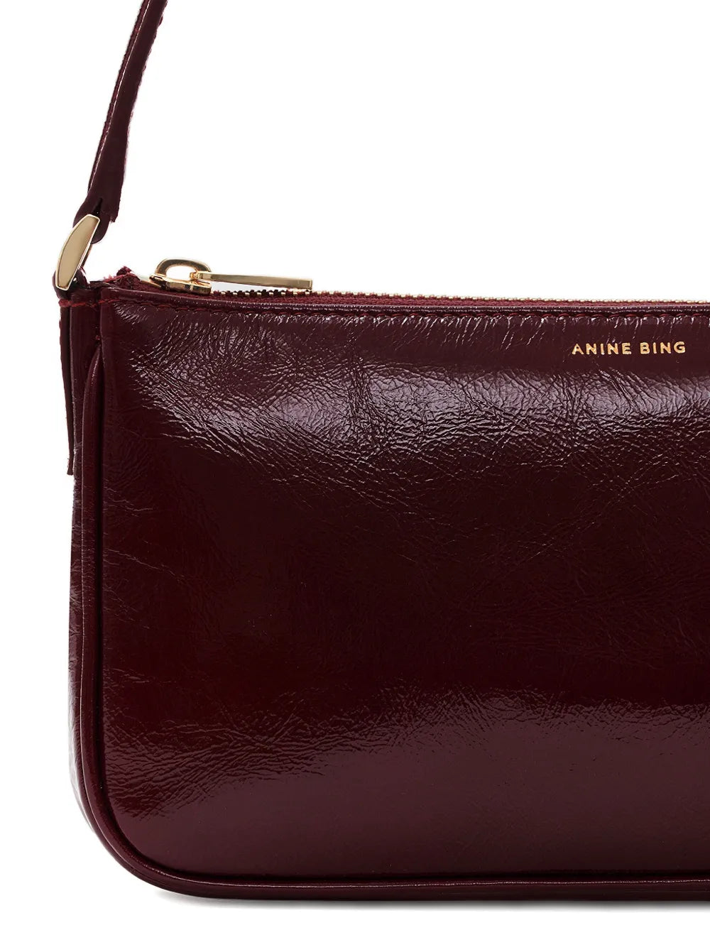 Anine Bing Mini Elly Shoulder Bag — Same as shown — Size One Size — Top View