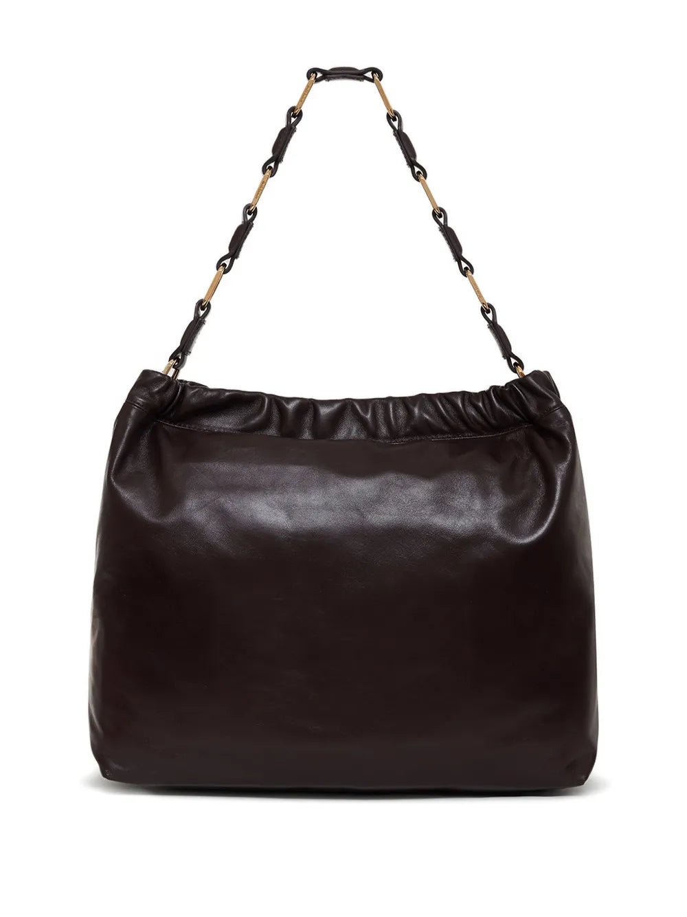 Anine Bing Kate Logo Embossed Shoulder Bag — Same as shown — Size One Size — Back View