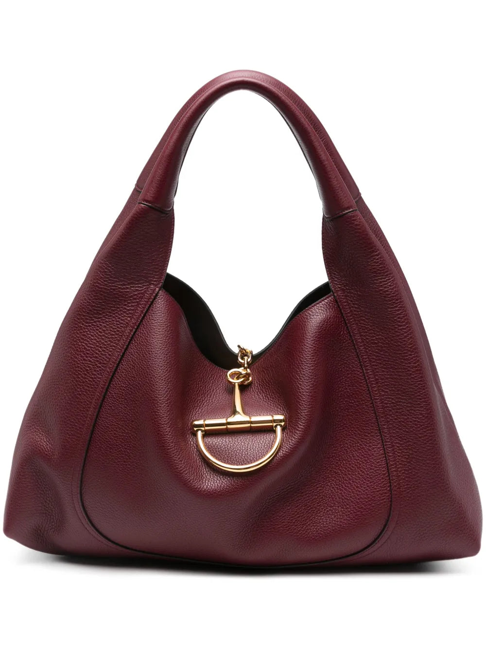 Gucci Softbit Leather Shoulder Bag — Same as shown — Size One Size — Front View