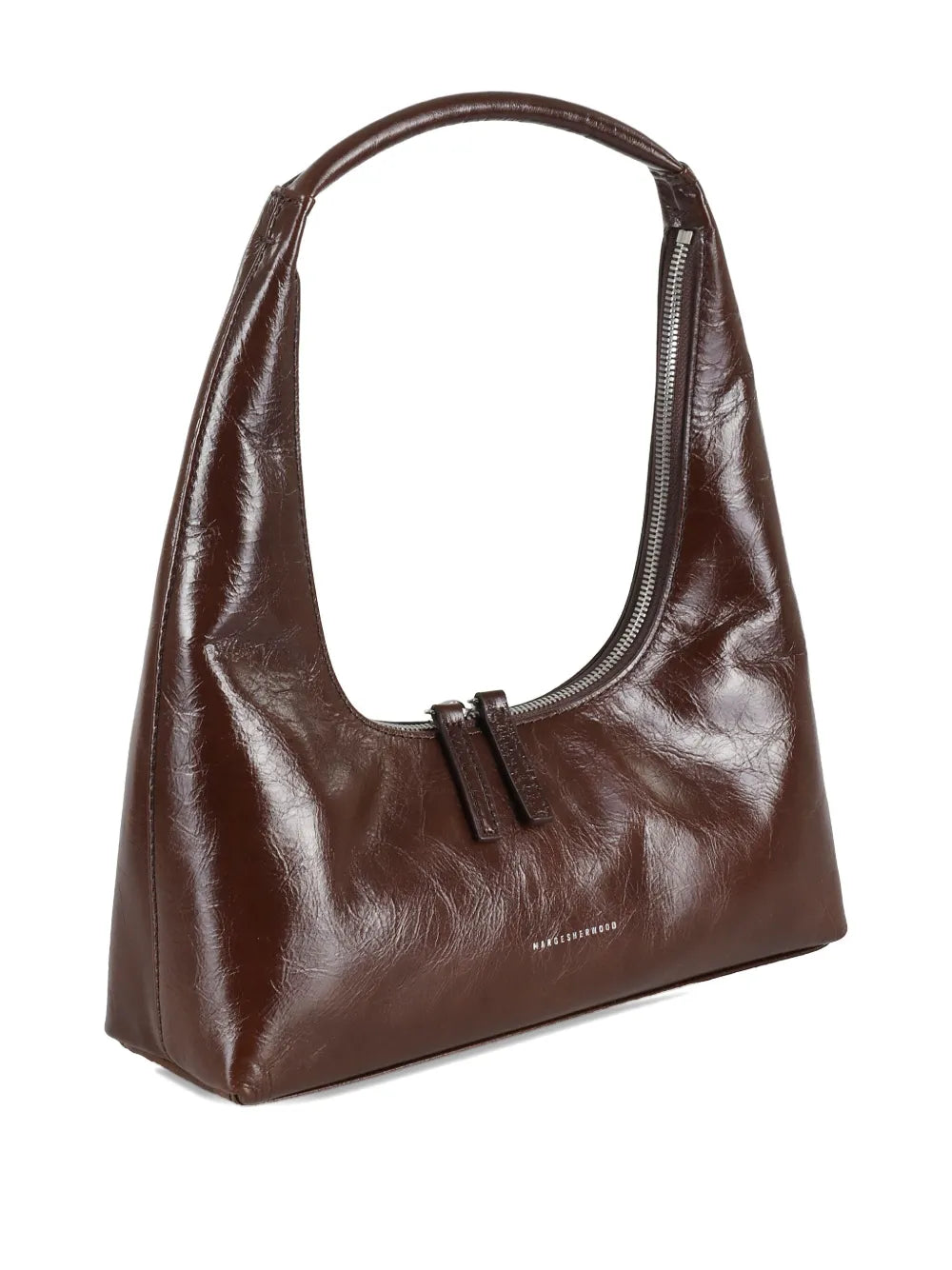 Marge Sherwood Crinkled Leather Shoulder Bag — Same as shown — Size One Size — Back View