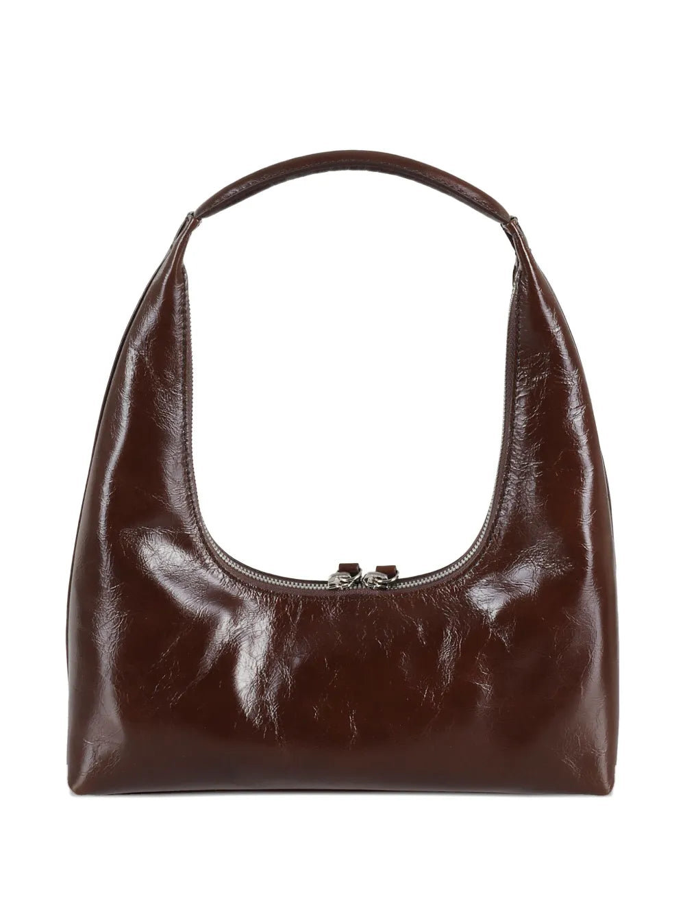 Marge Sherwood Crinkled Leather Shoulder Bag — Same as shown — Size One Size — Side View
