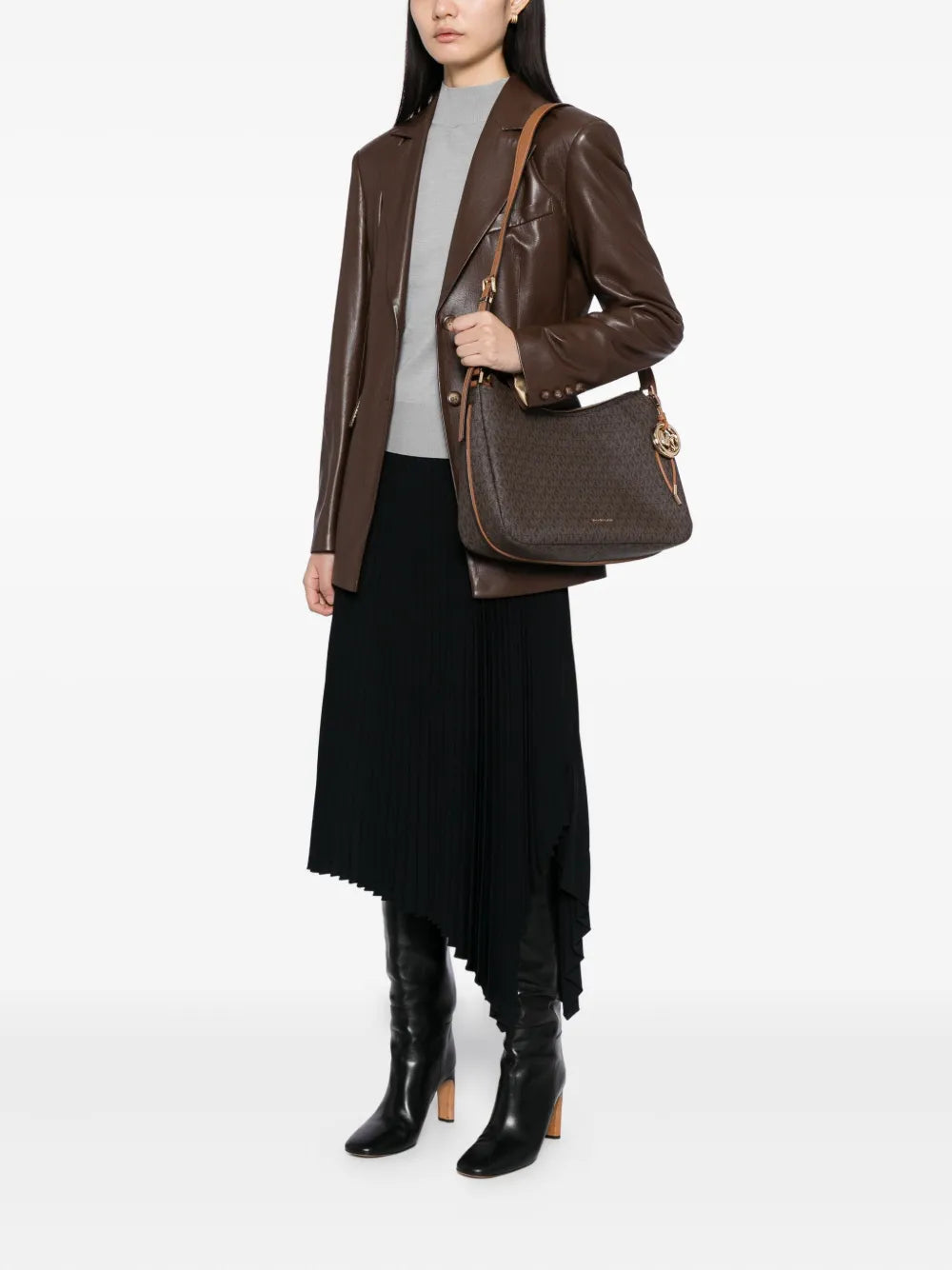 Michael Michael Kors Medium Nolita Shoulder Bag — Same as shown — Size One Size — Side View
