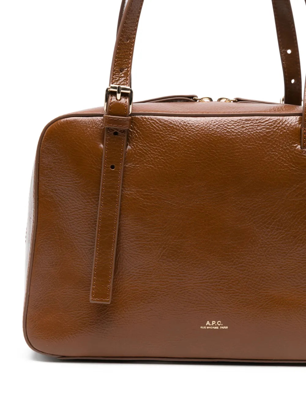 Apc Buckle Fastening Leather Shoulder Bag — Same as shown — Size One Size — Top View