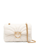 Pinko Quilted Bird Embellished Shoulder Bag — Same as shown — Size One Size — Front View