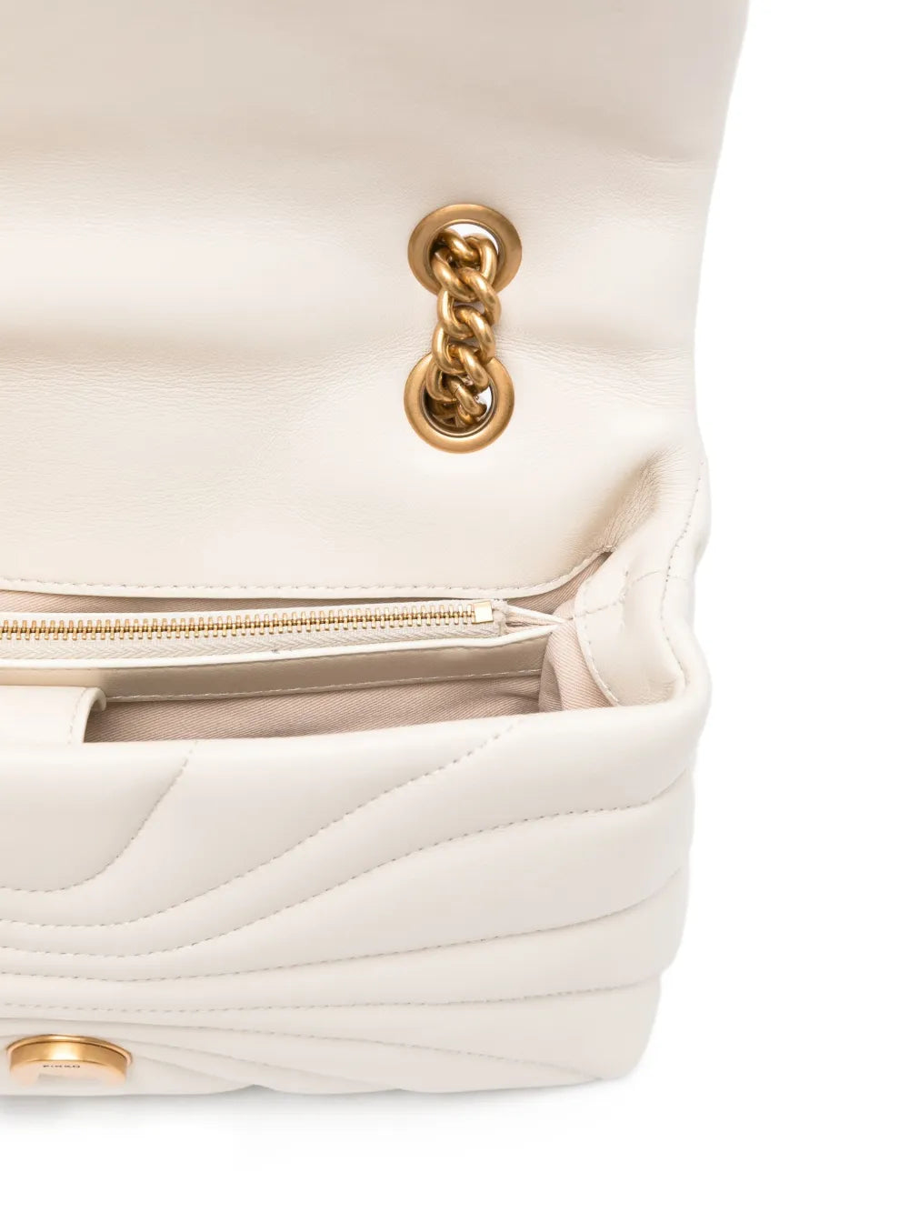 Pinko Quilted Bird Embellished Shoulder Bag — Same as shown — Size One Size — Detail View