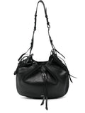 Isabel Marant Bolton Drawstring Leather Shoulder Bag — Same as shown — Size One Size — Front View