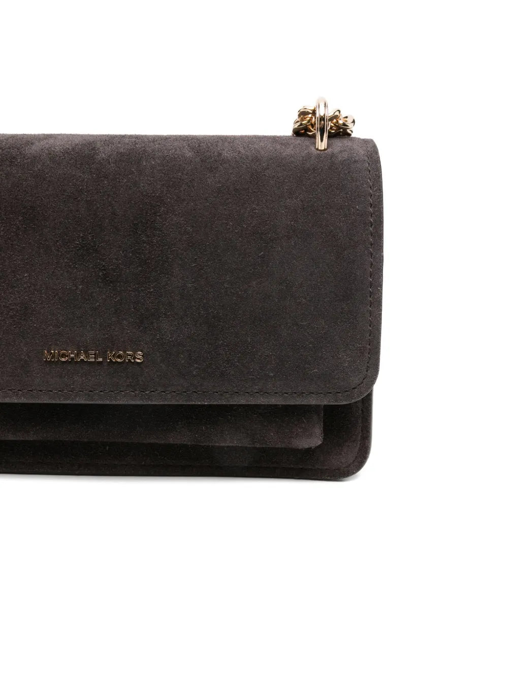 Michael Kors Claire Suede Shoulder Bag — Same as shown — Size One Size — Top View