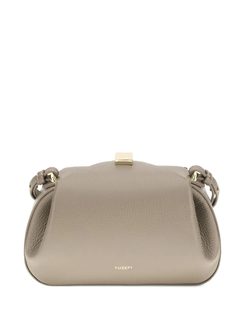 Yuzefi Small Oyster Pleated Magnet Closure Shoulder Bag — Same as shown — Size One Size — Front View