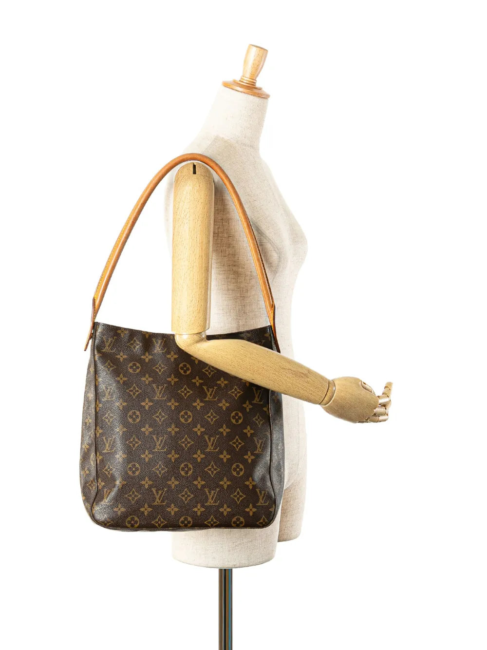 Louis Vuitton Pre Owned 2001 Monogram Looping Gm Shoulder Bag — Same as shown — Size One Size — Side View