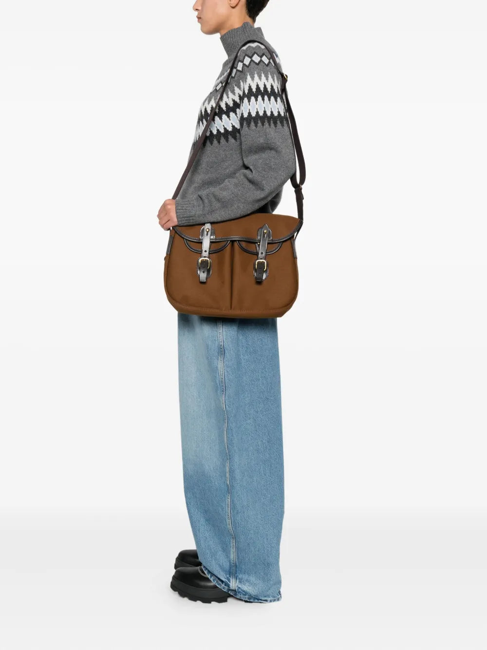 Brady Ariel Buckled Shoulder Bag — Same as shown — Size One Size — Side View