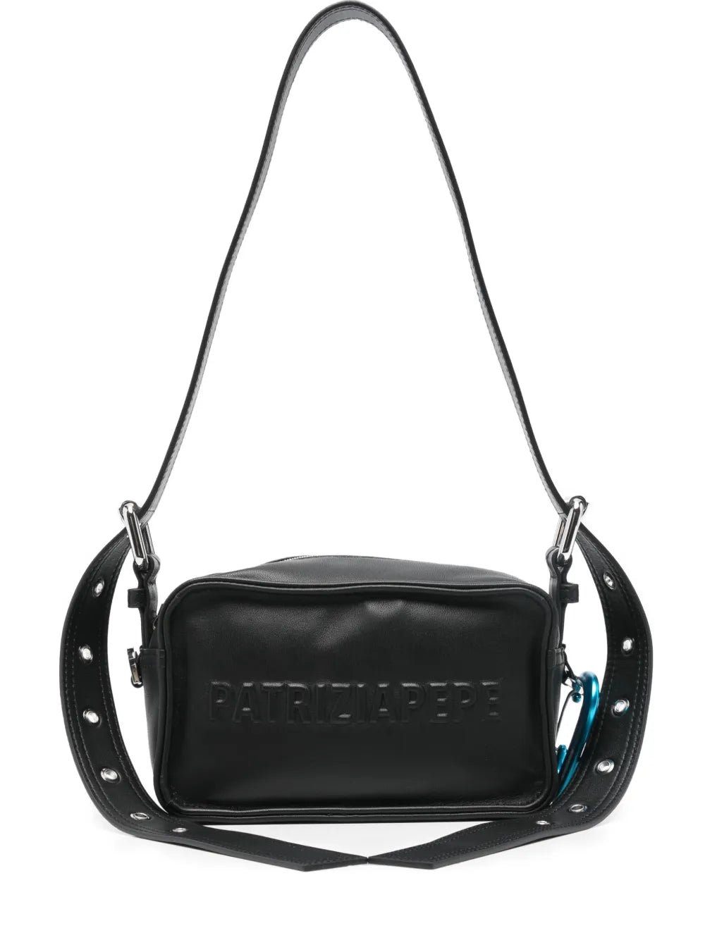 Patrizia Pepe Logo Embossed Shoulder Bag — Same as shown — Size One Size — Front View