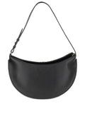 Jacquemus Small Oval Calfskin Leather Shoulder Bag — Same as shown — Size One Size — Front View