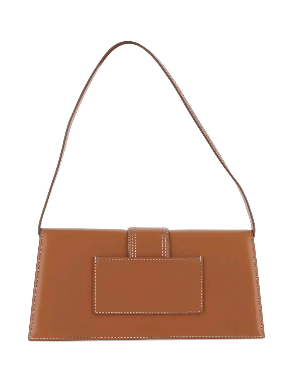 Jacquemus The Long Bambino Leather Flap Closure Shoulder Bag — Same as shown — Size One Size — Back View