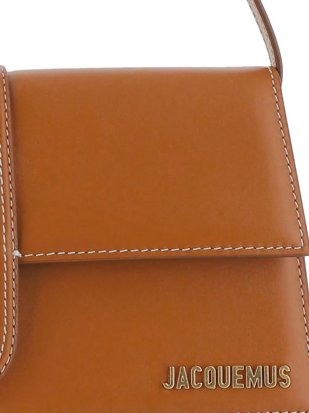 Jacquemus The Long Bambino Leather Flap Closure Shoulder Bag — Same as shown — Size One Size — Top View