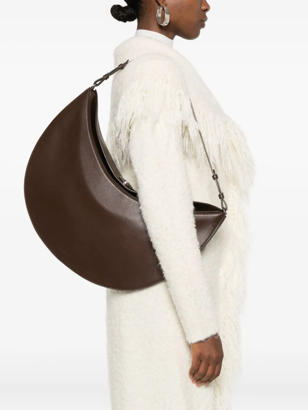Jacquemus The Ovalo Shoulder Bag — Same as shown — Size One Size — Side View