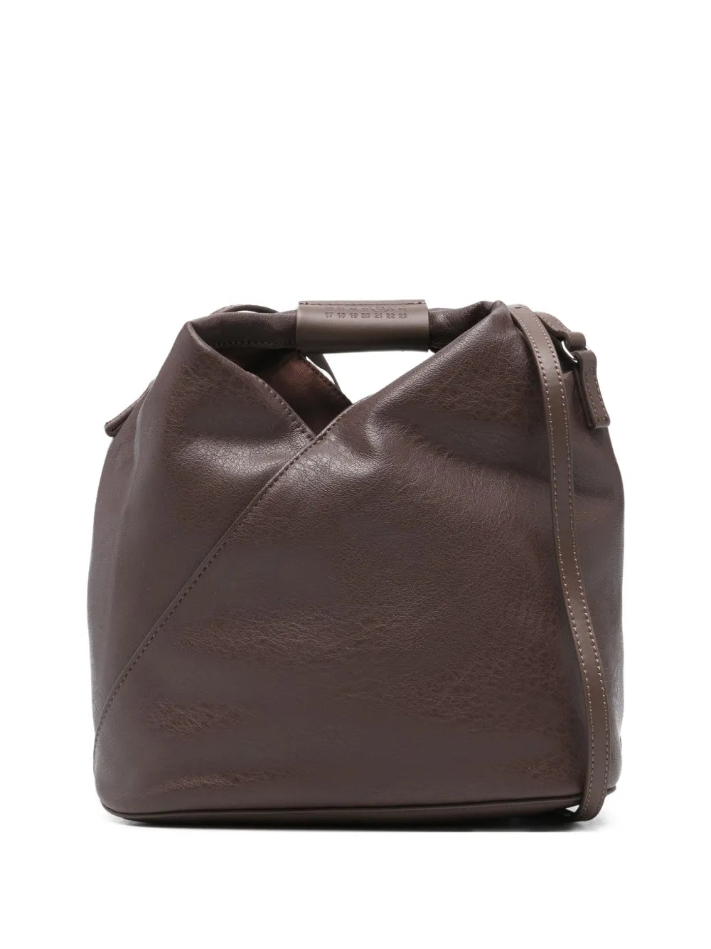 Mm6 Maison Margiela Diagonal Seam Shoulder Bag — Same as shown — Size One Size — Front View