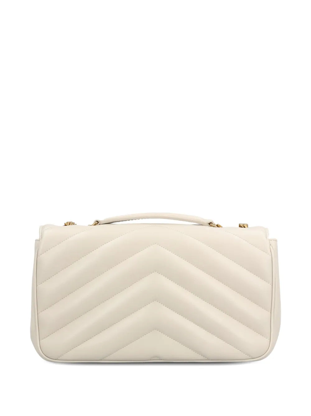 Saint Laurent Medium Loulou Quilted Cassandre Logo Shoulder Bag — Same as shown — Size One Size — Side View