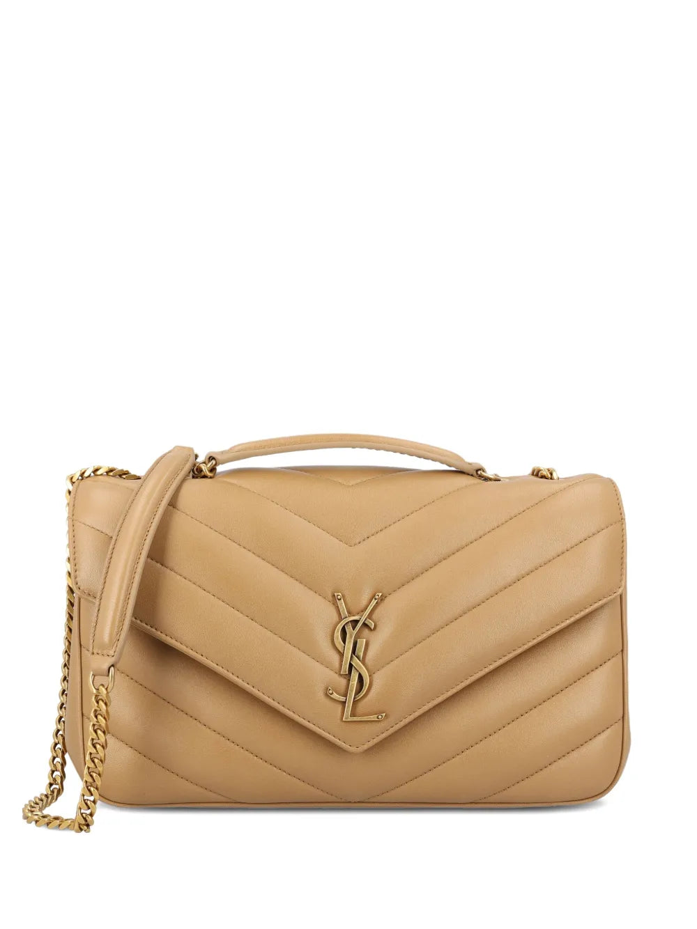 Saint Laurent Medium Loulou Quilted Shoulder Bag — Same as shown — Size One Size — Front View