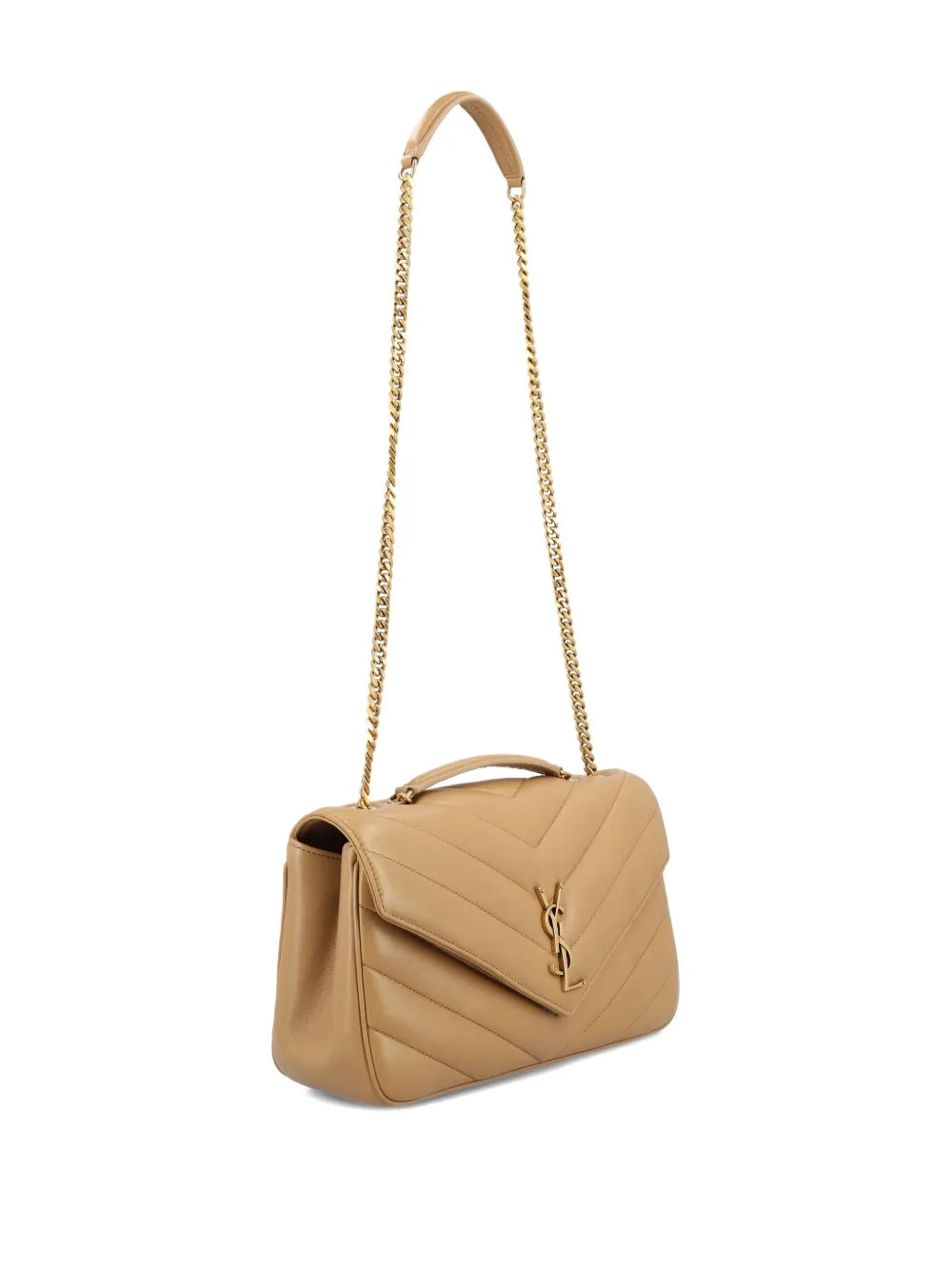 Saint Laurent Medium Loulou Quilted Shoulder Bag — Same as shown — Size One Size — Back View