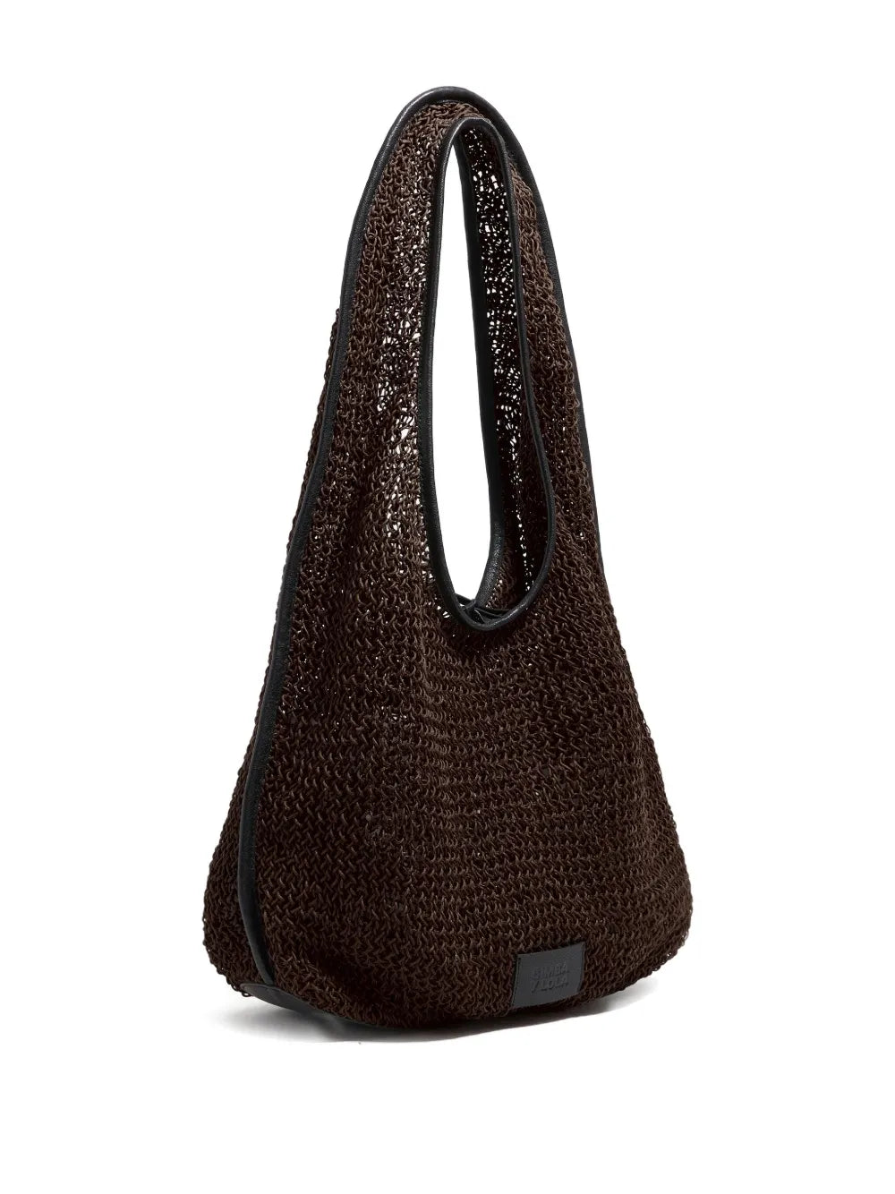 Bimba Y Lola Leather Trimmed Shoulder Bag — Same as shown — Size One Size — Back View