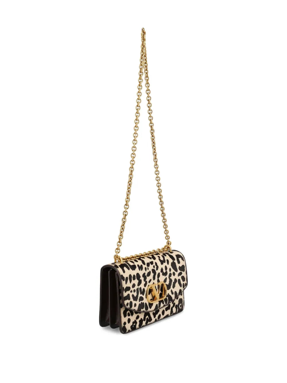 Valentino Garavani Leopard Print Vlogo Shoulder Bag — Same as shown — Size One Size — Back View