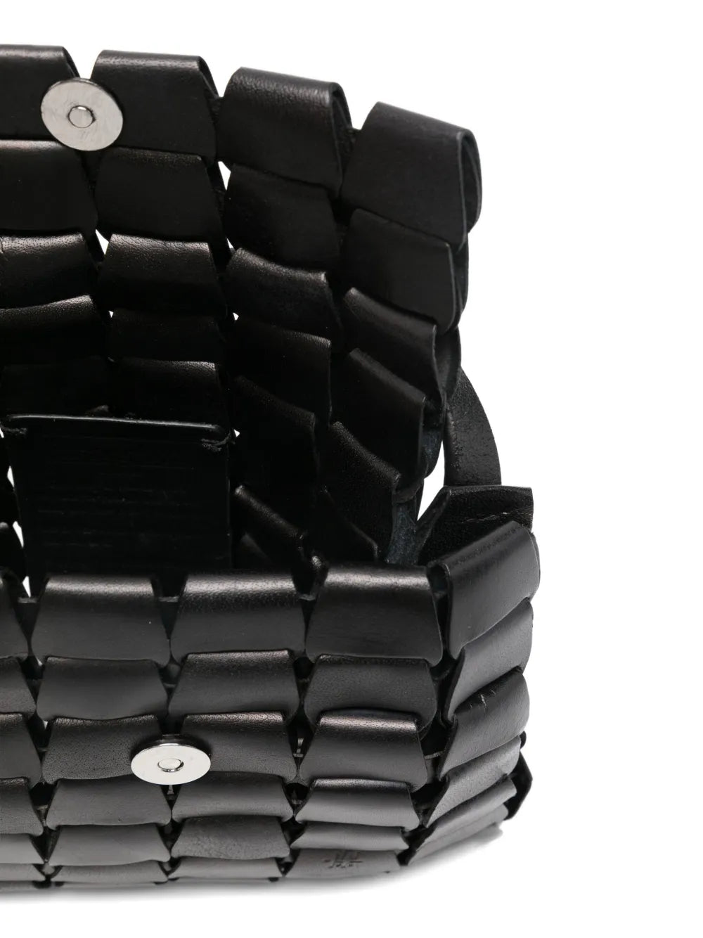 Dragon Diffusion Leather Woven Shoulder Bag — Same as shown — Size One Size — Detail View
