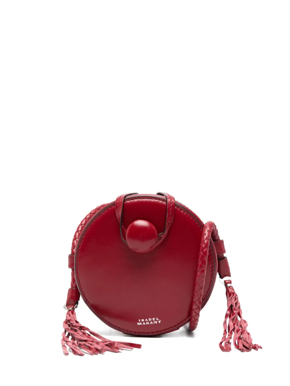 Isabel Marant Houna Leather Shoulder Bag — Same as shown — Size One Size — Front View