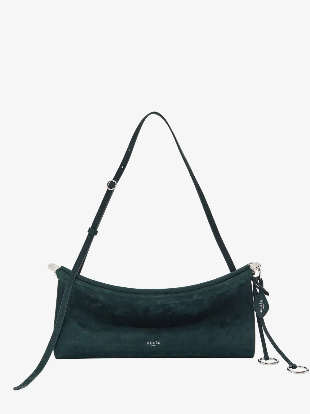 Alaia Medium Le Click Ring Charm Shoulder Bag — Same as shown — Size One Size — Side View